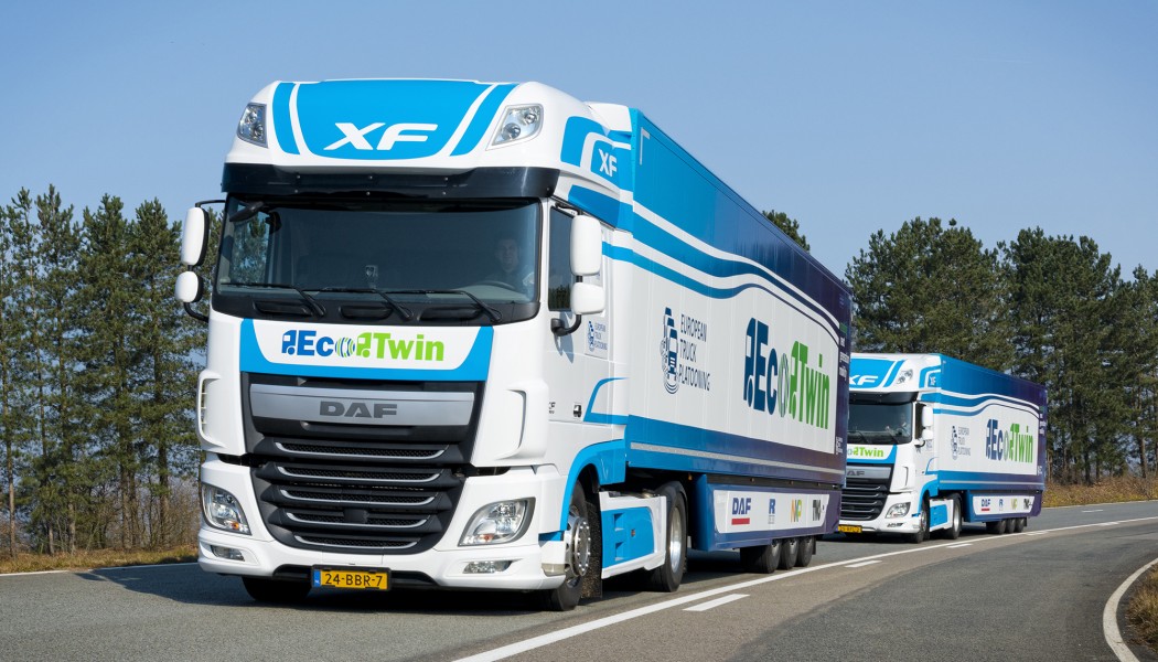 DAF presentará el EcoTwin en el European Truck Platooning Challenge