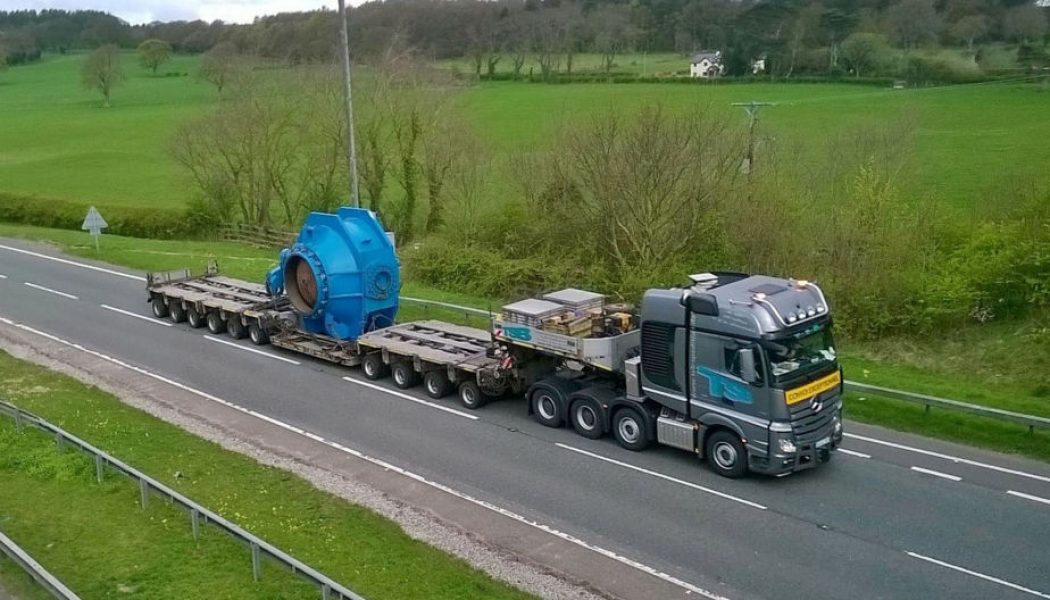 Transporte pesado de Gales hasta Alemania con Actros