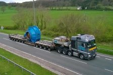 Transporte pesado de Gales hasta Alemania con Actros