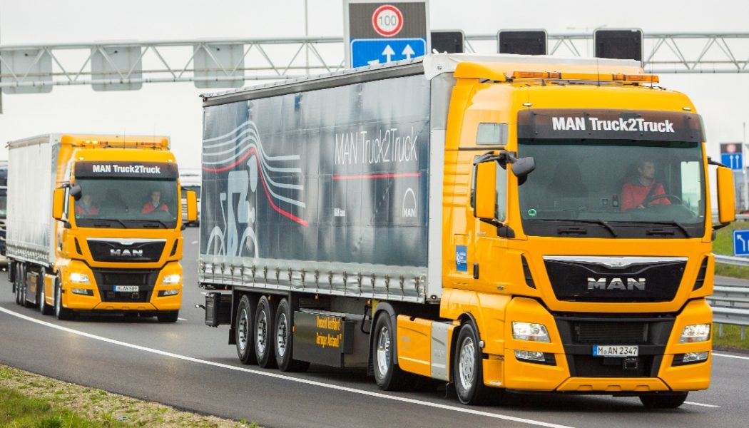 El Platooning de MAN y DB Schenker