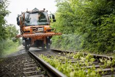 Mercedes-Benz Unimog en los ferrocarriles de Hungría