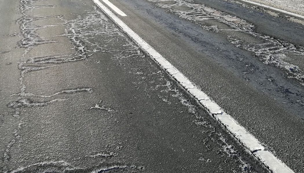 Las deterioradas carreteras de España