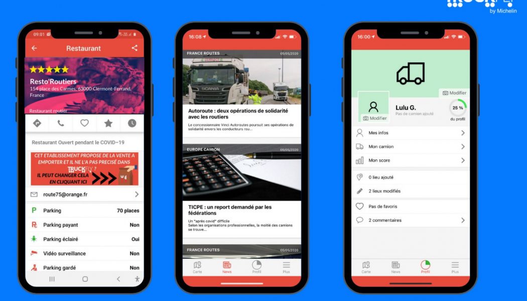 Michelin actualiza los datos de su aplicación TruckFly para ser más efectiva durante la pandemia