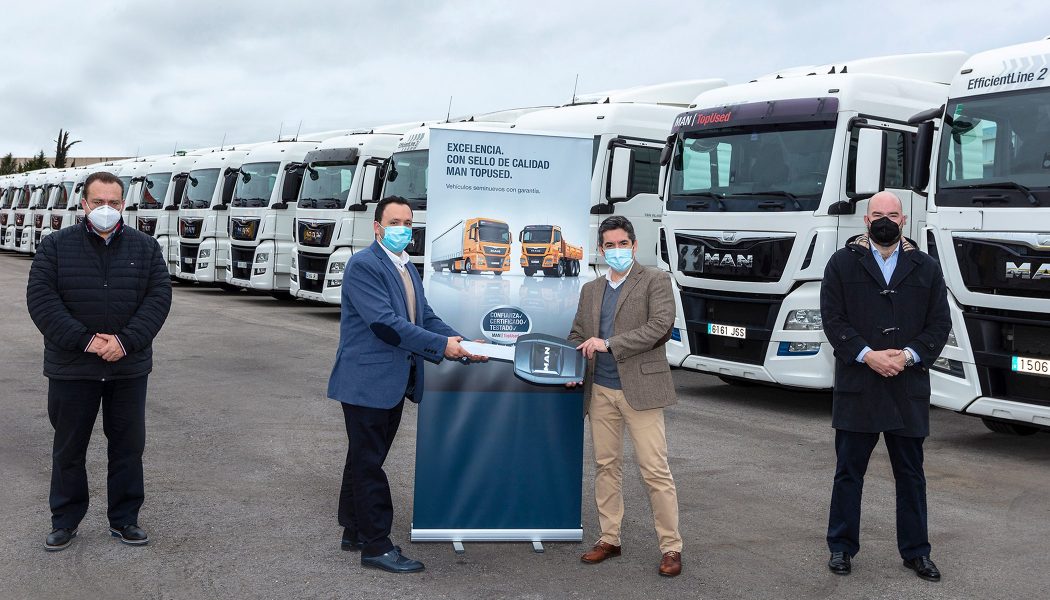 Alquiler Sostenible incorpora 40 tractoras usadas MAN TGX