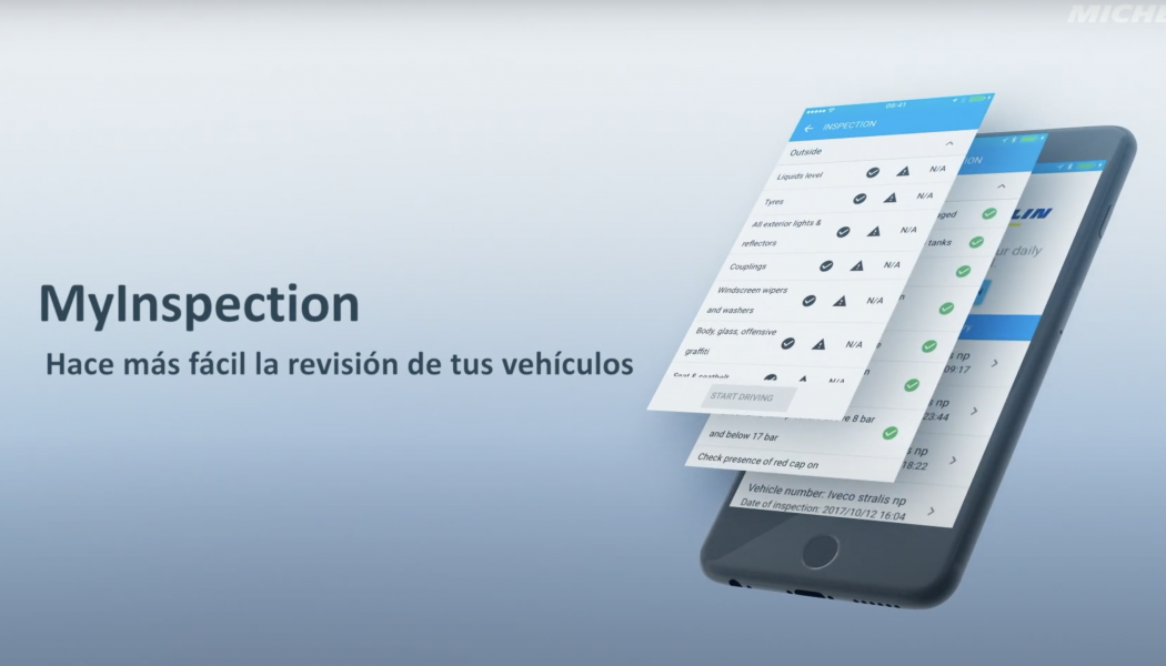 Michelin lanza MYINSPECTION para la inspección y mantenimiento de vehículos