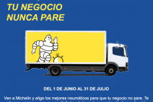 Michelin te regala 60€ de reembolso o en cheque carburante por la compra de neumáticos de camión