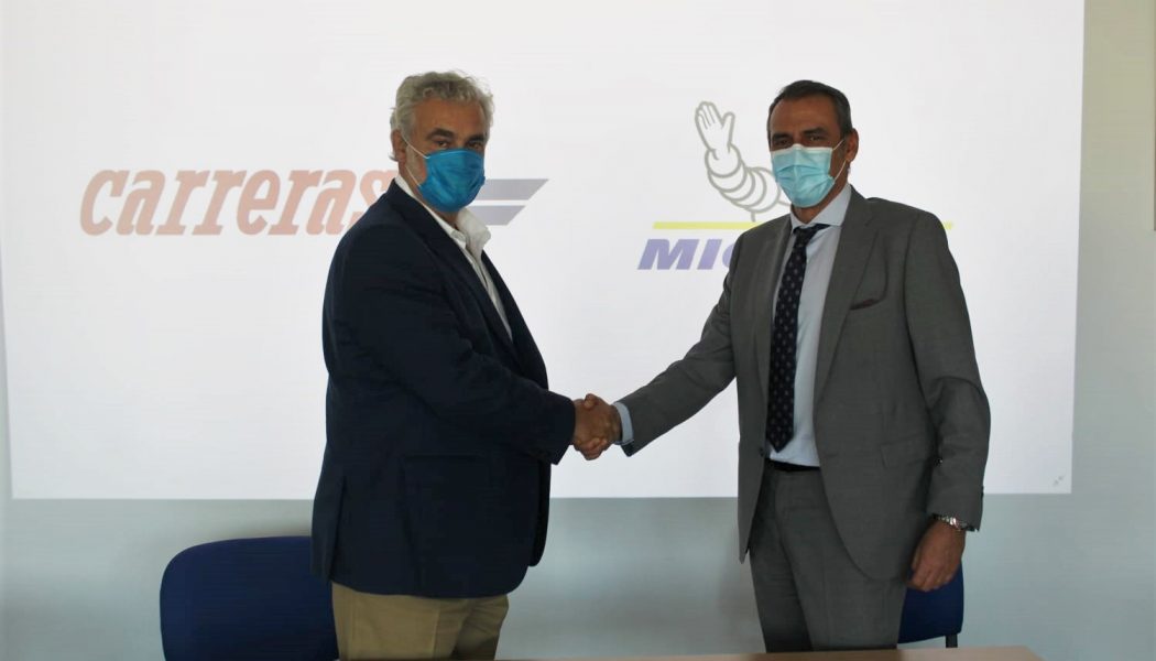 Michelin y Carreras Grupo Logístico se asocian para mejorar la sostenibilidad y la seguridad del transporte