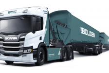 Boliden compra un camión eléctrico Scania de 74 toneladas