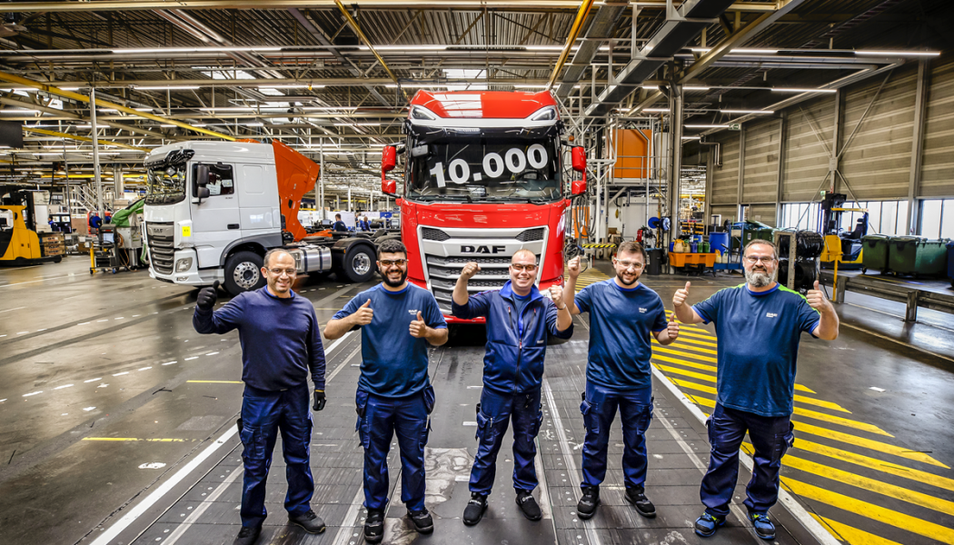 La Nueva Generación de DAF alcanza el hito de 10 000 camiones producidos