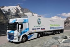 El DAF CF Electric conquista el puerto de montaña más duro de Europa