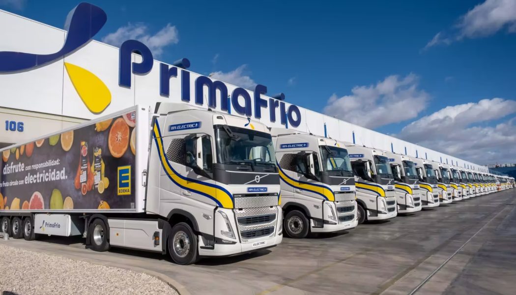 Grupo Primafrio incorpora a su flota 15 camiones Volvo FH Electric