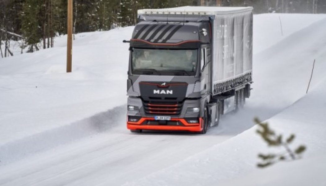 MAN prueba su eTruck a ultra bajas temperaturas