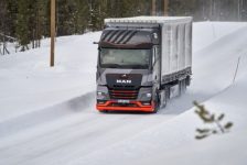 MAN prueba su eTruck a ultra bajas temperaturas