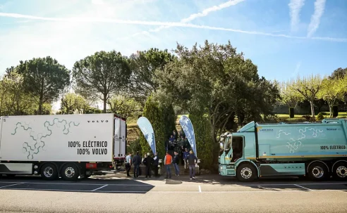 Volvo Trucks presenta sus camiones eléctricos en Barcelona