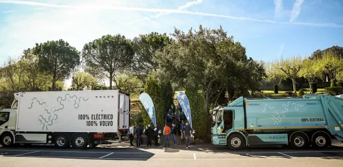 Volvo Trucks presenta sus camiones eléctricos en Barcelona